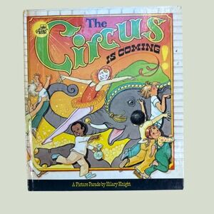 The Circus Is Coming Hilary Knight Golden Classic Hardcover Vintage Picture Book